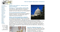 Desktop Screenshot of health-care-reform.net